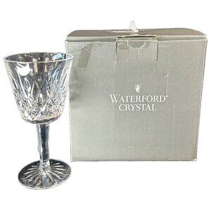 Waterford Lismore Claret Lead Crystal Wine Glasses Set of 4 Made in Ireland
